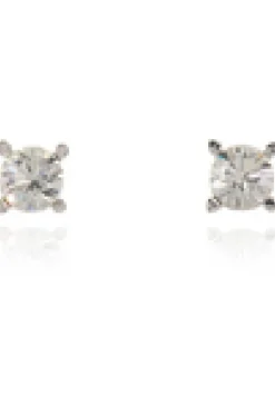 Women Cachet London Laine 6Mm Stud Earrings Platinum Plated