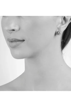 Women Cachet London Laine 6Mm Stud Earrings Platinum Plated