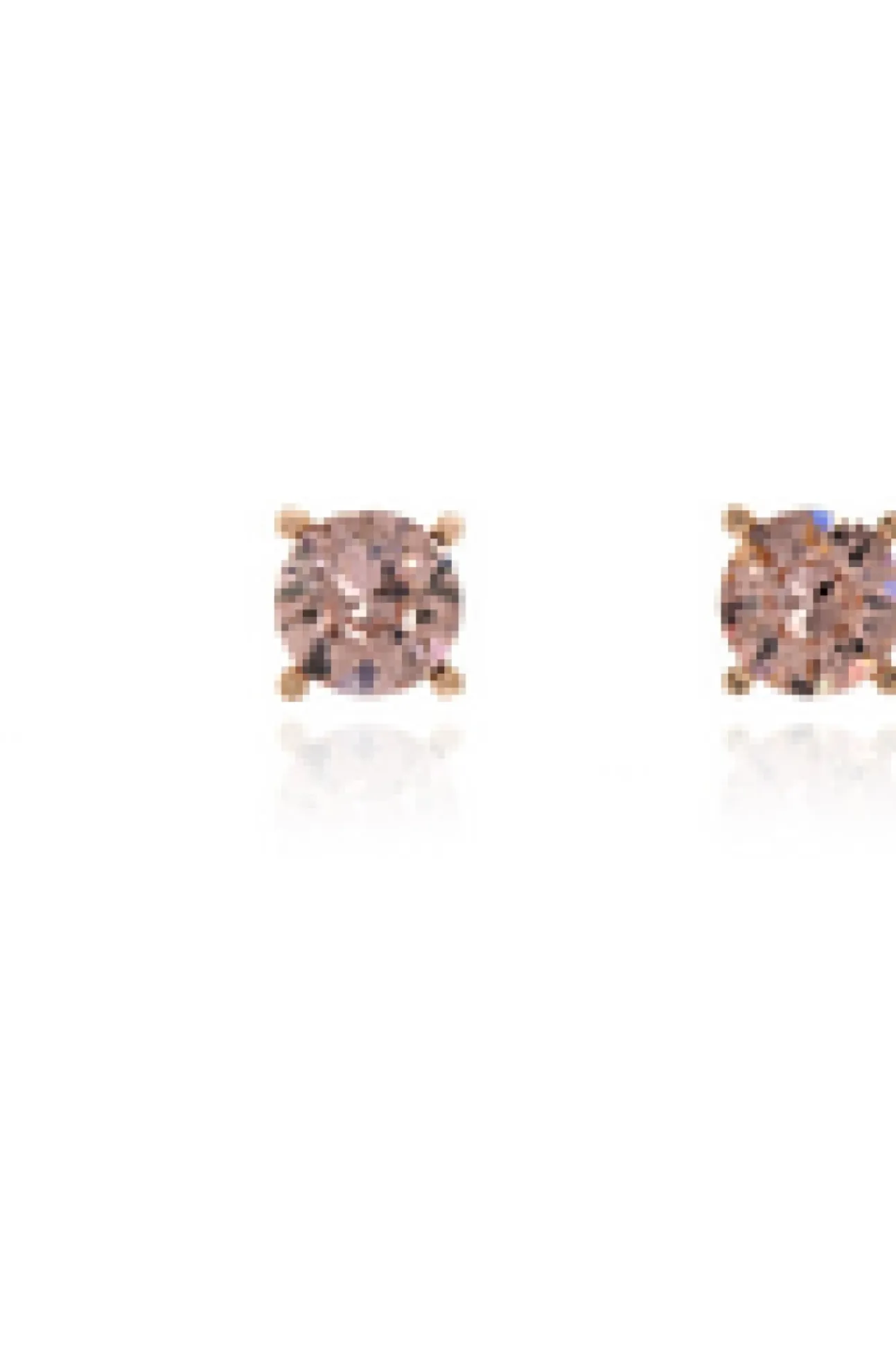 Women Cachet London Laine 8Mm Stud Earrings Crystal18Ct Gold