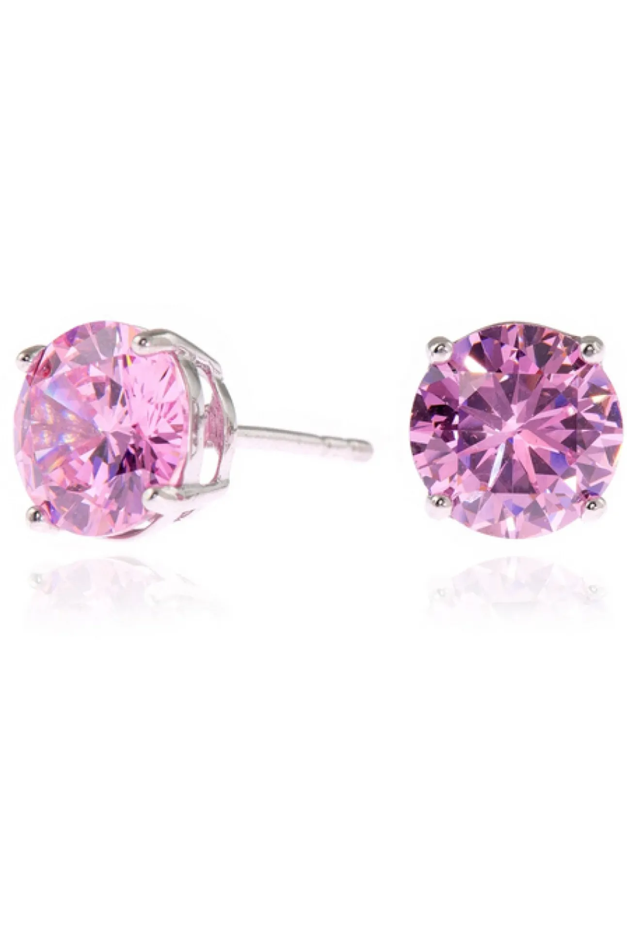 Women Cachet London Lana 8Mm Earrings Cz Platinum Plated