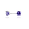 Women Cachet London Lana 6Mm Earrings Cz Platinum Plated