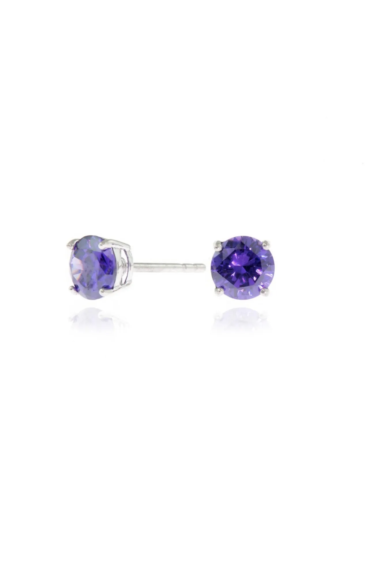 Women Cachet London Lana 6Mm Earrings Cz Platinum Plated