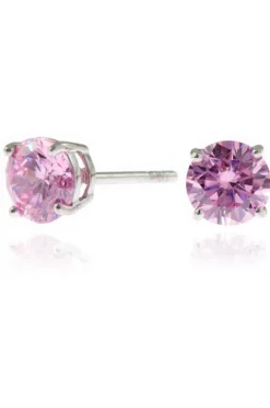 Women Cachet London Lana 6Mm Earrings Cz Platinum Plated