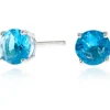 Women Cachet London Lana 6Mm Earrings Cz Platinum Plated