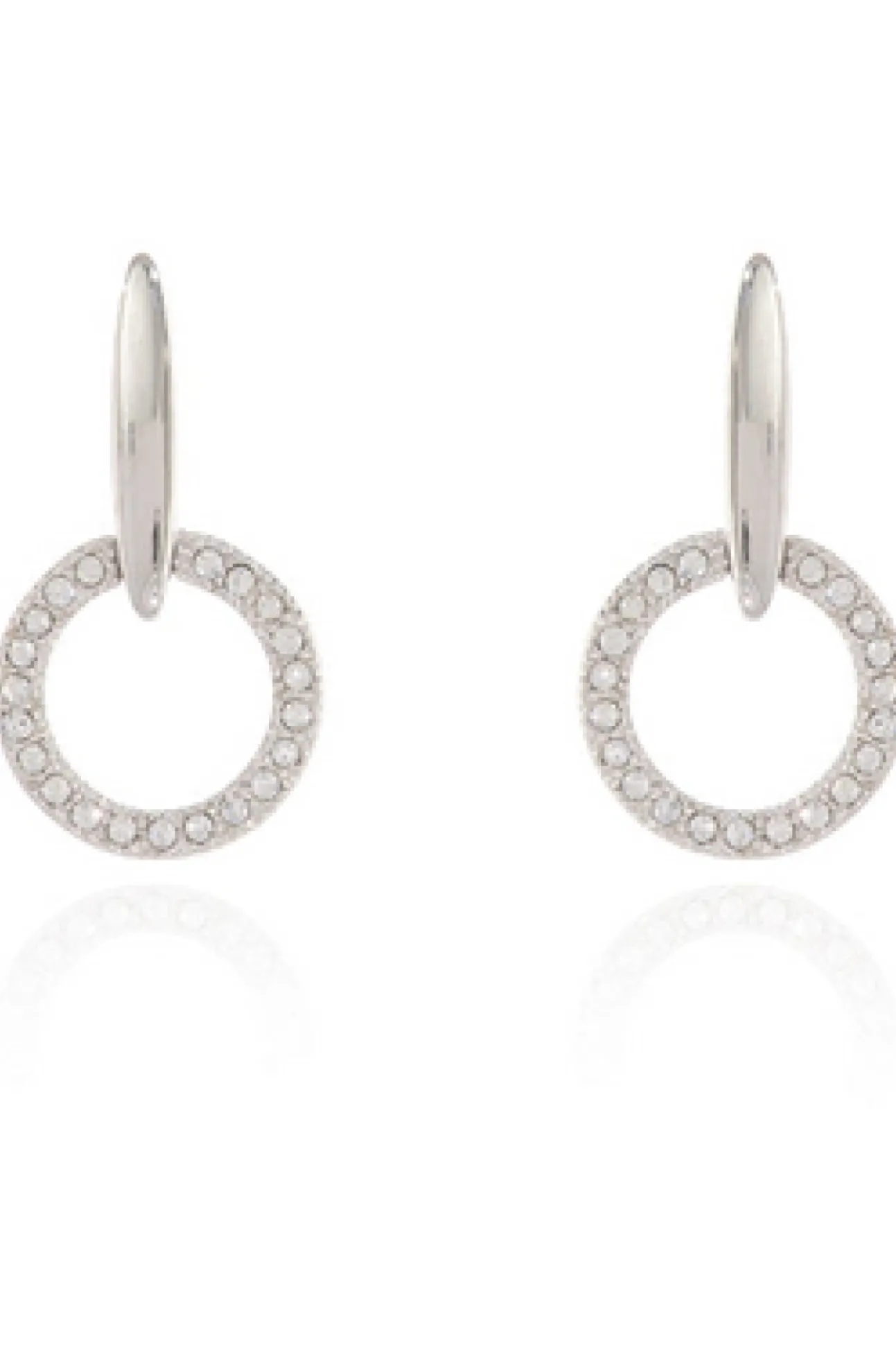 Women Cachet London Lara Drop Earrings Platinum Plated
