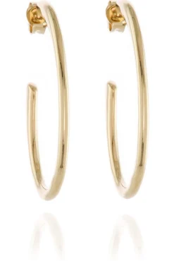 Women Cachet London Palila 34Mm Hoop Earrings 18Ct Plated