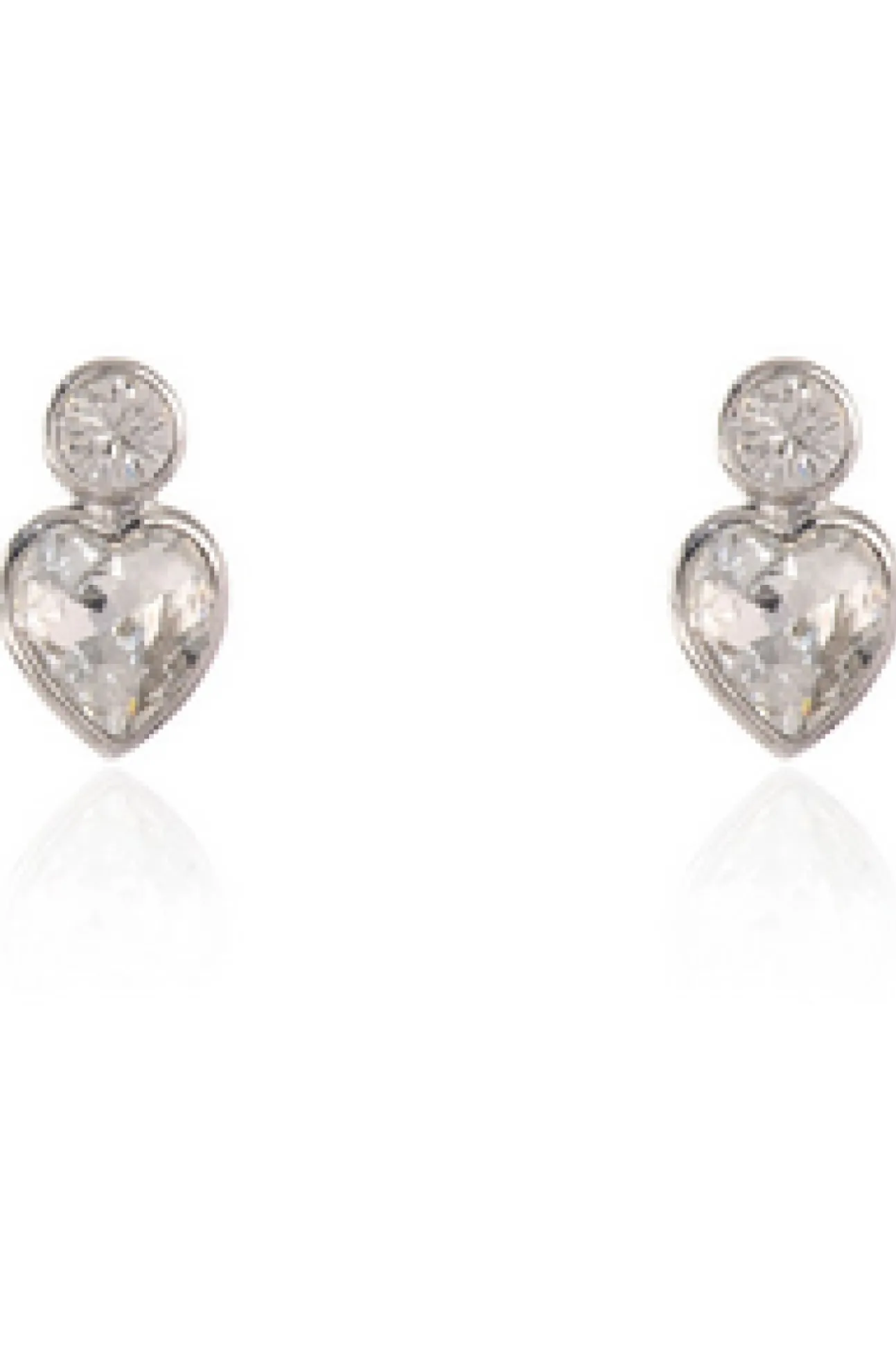 Women Cachet London Posy Simple Earrings Platinum Plated