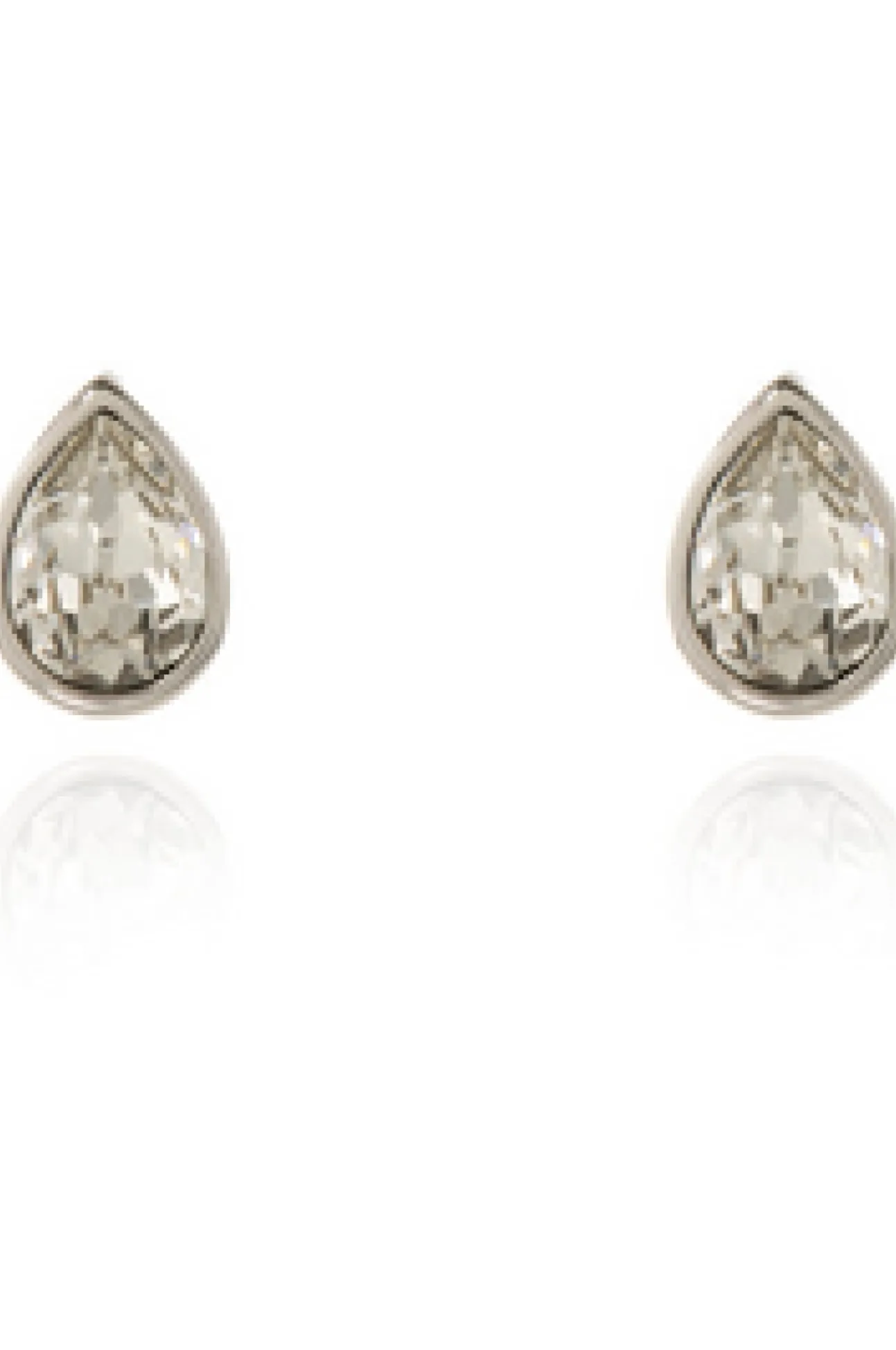 Women Cachet London Ran Earrings Clear Crystal Platinum Plated