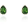 Women Cachet London Ran Earrings Fern Crystal Platinum