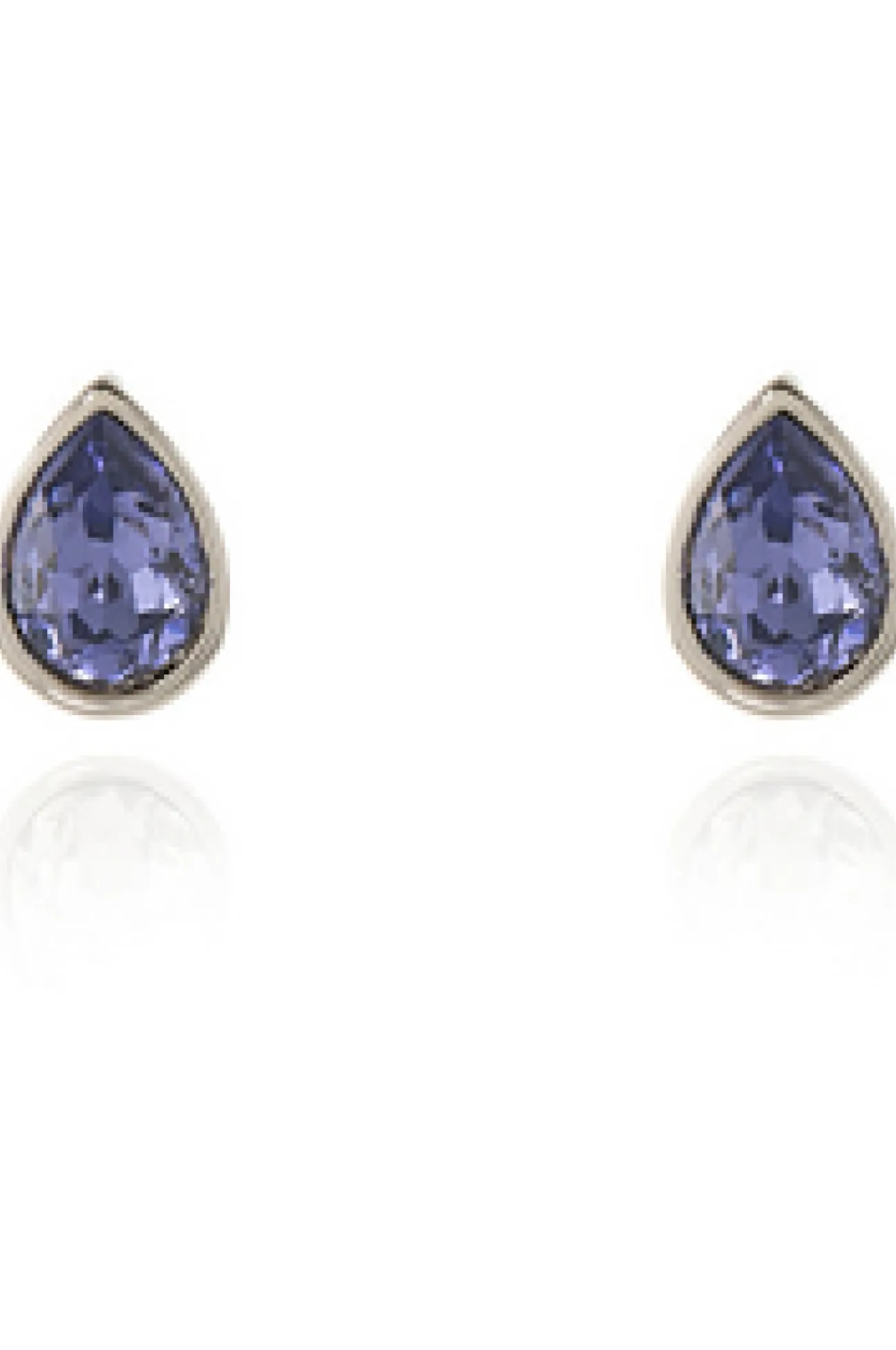 Women Cachet London Ran Earrings Tanzanite Crystal Platinum Plated