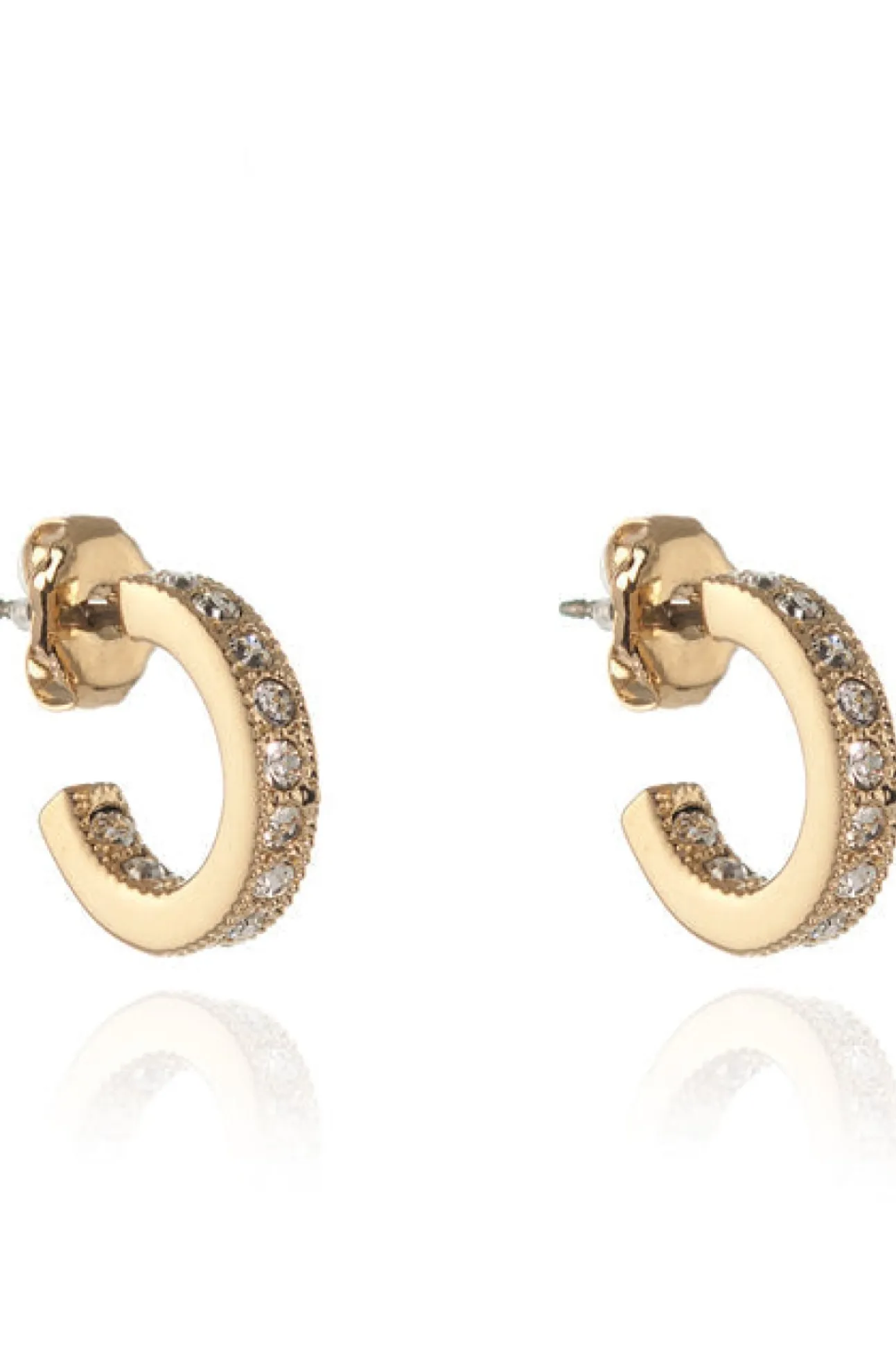 Women Cachet London Saga 12Mm Hoop Earrings 18Ct Plated