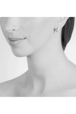 Women Cachet London Saga 12Mm Hoop Earrings Platinum Plated