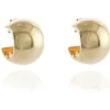 Women Cachet London Willow 15Mm Hoop Earrings 18Ct Plated