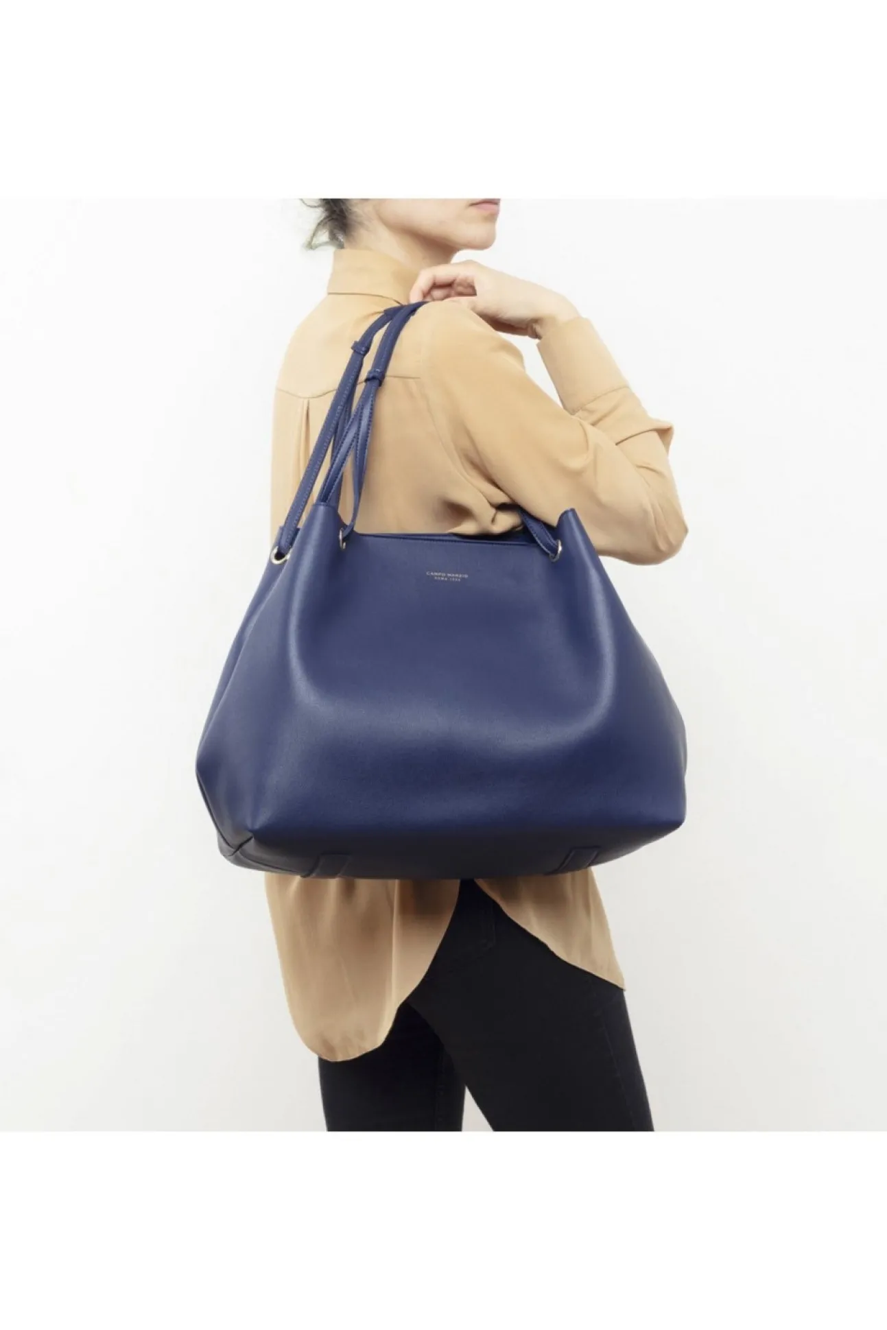 Women Campo Marzio Shoulder Bag With Inner Bag Catrin Ocean Blue