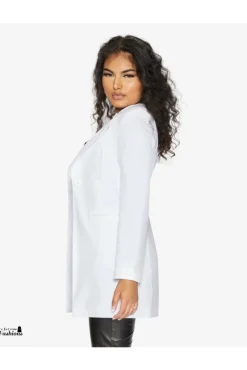 Women De La Creme Fashions Colla Formal Longline Blazer