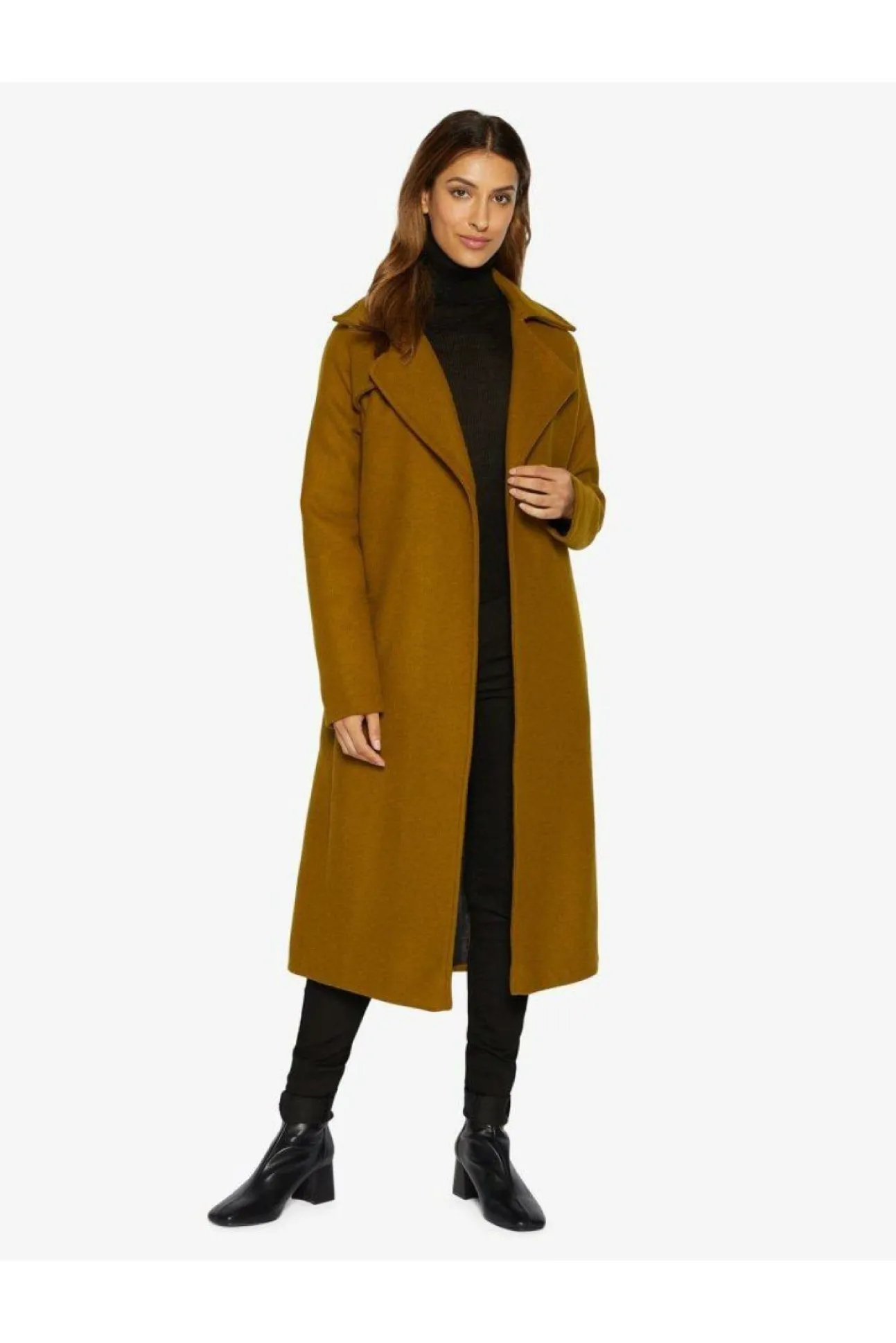 Women De La Creme Fashions Diana Wrap Around Duster Coat