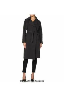 Women De La Creme Fashions Diana Wrap Around Duster Coat
