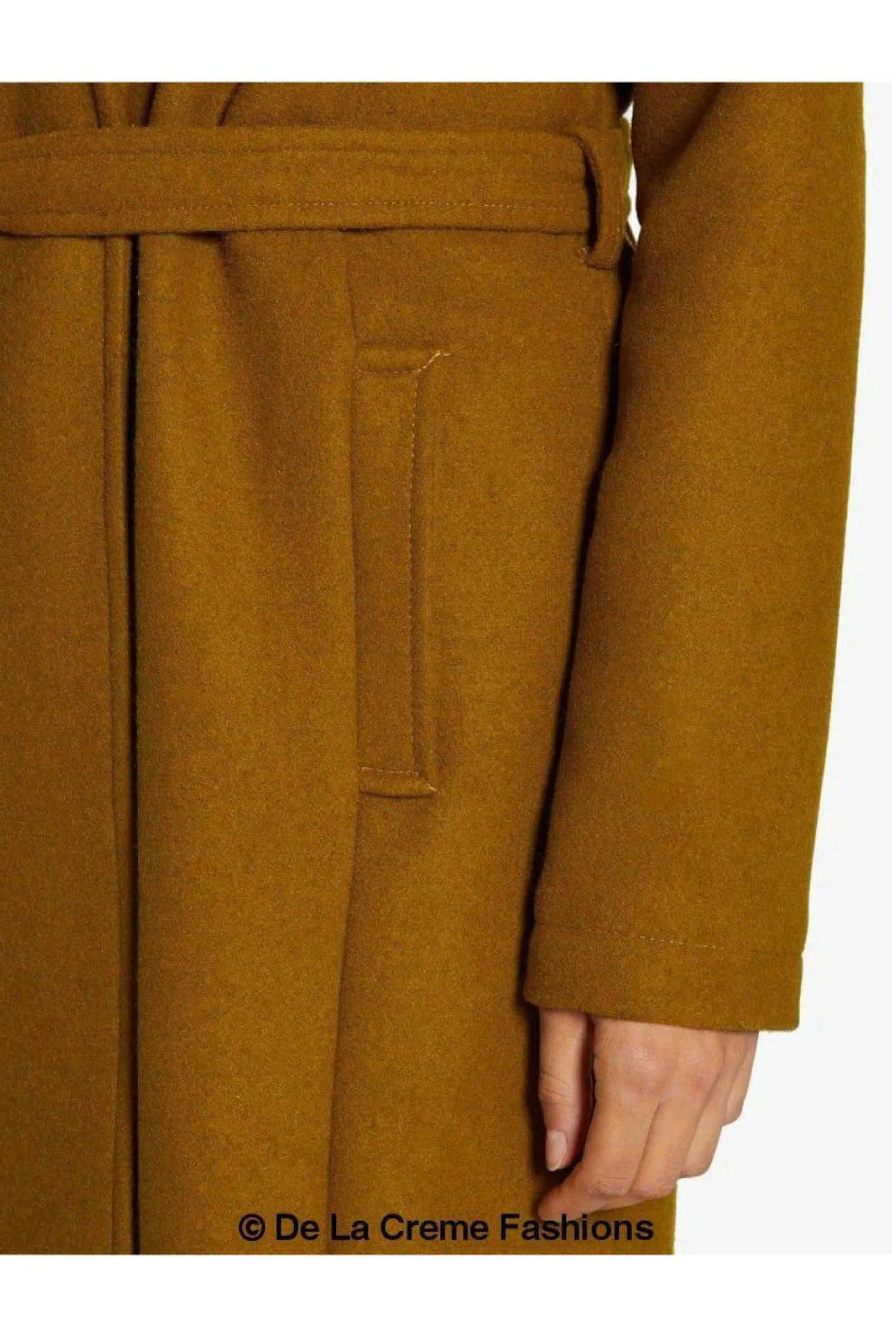 Women De La Creme Fashions Diana Wrap Around Duster Coat