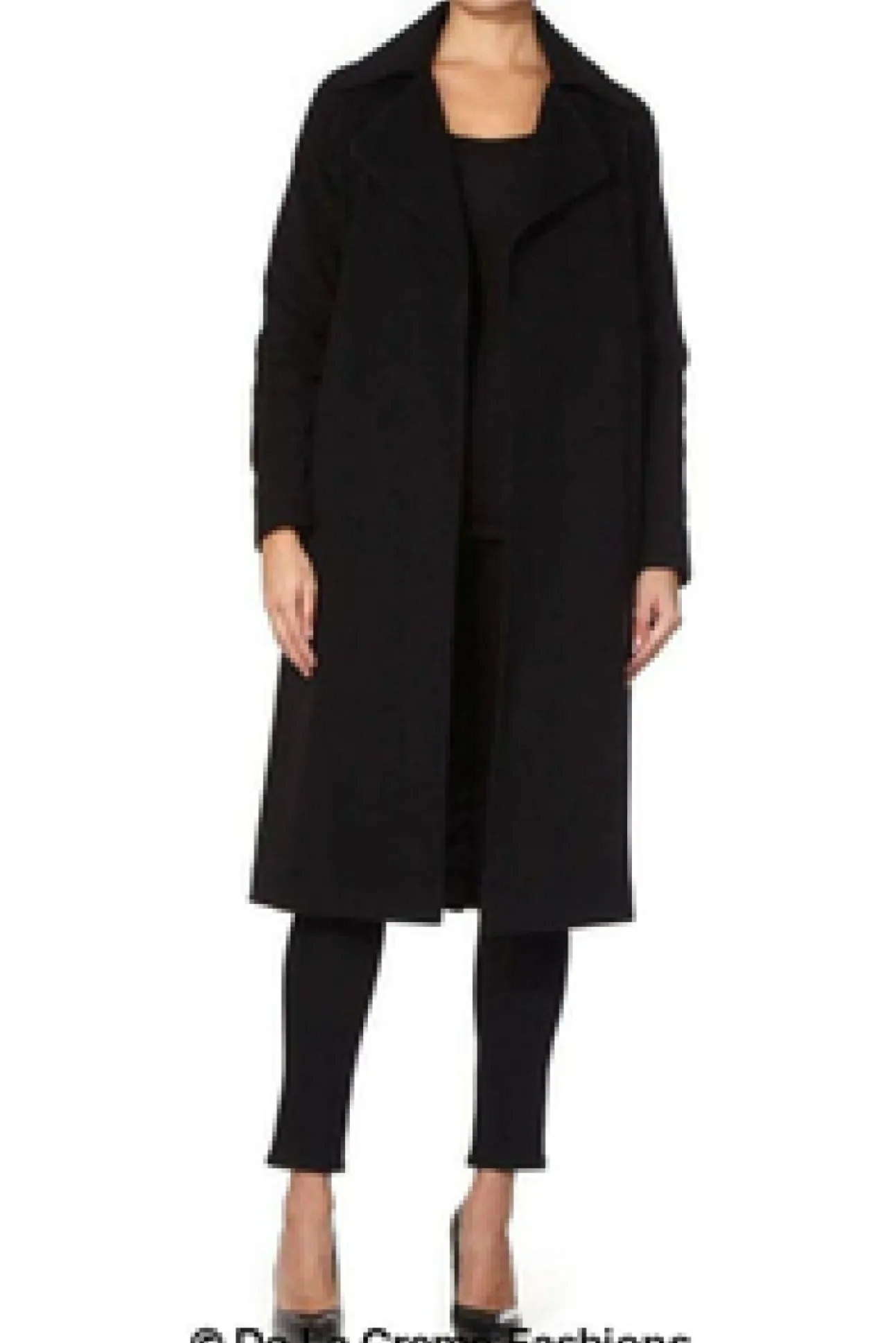 Women De La Creme Fashions Diana Wrap Around Duster Coat