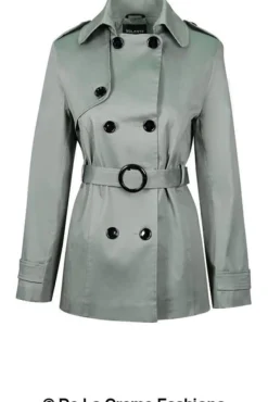 Women De La Creme Fashions Double Breasted Short Coat