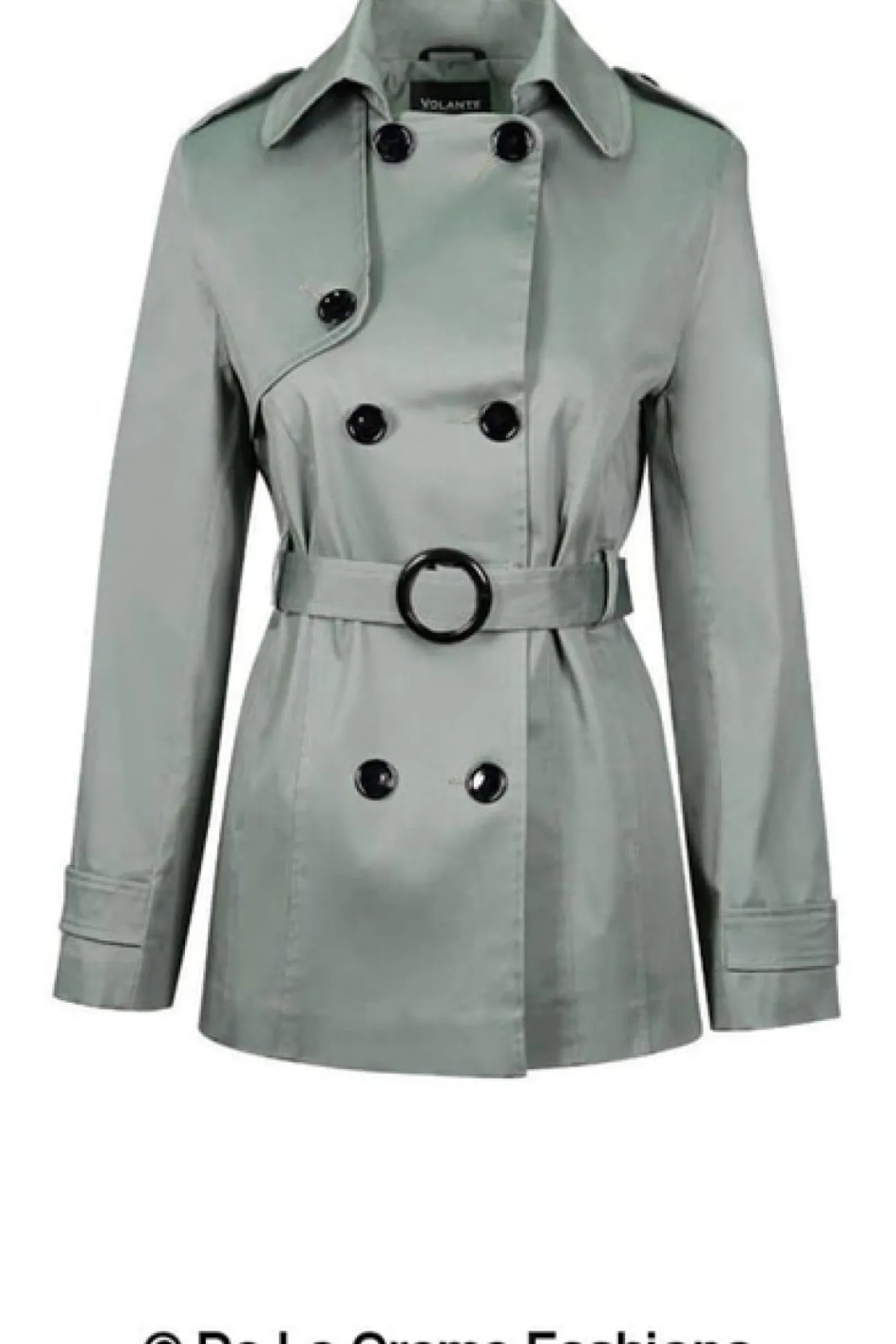 Women De La Creme Fashions Double Breasted Short Coat