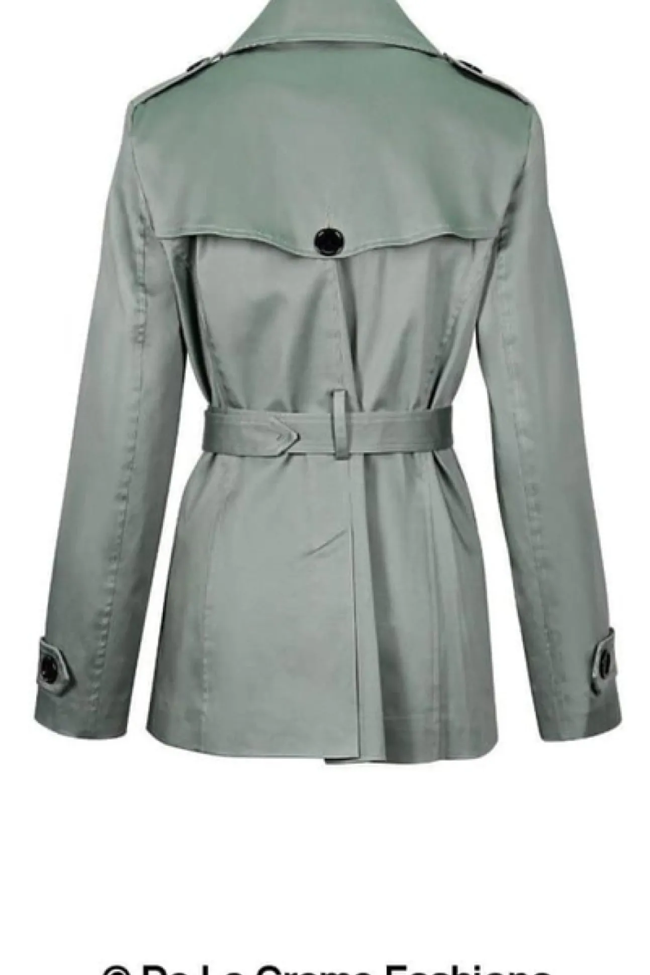 Women De La Creme Fashions Double Breasted Short Coat