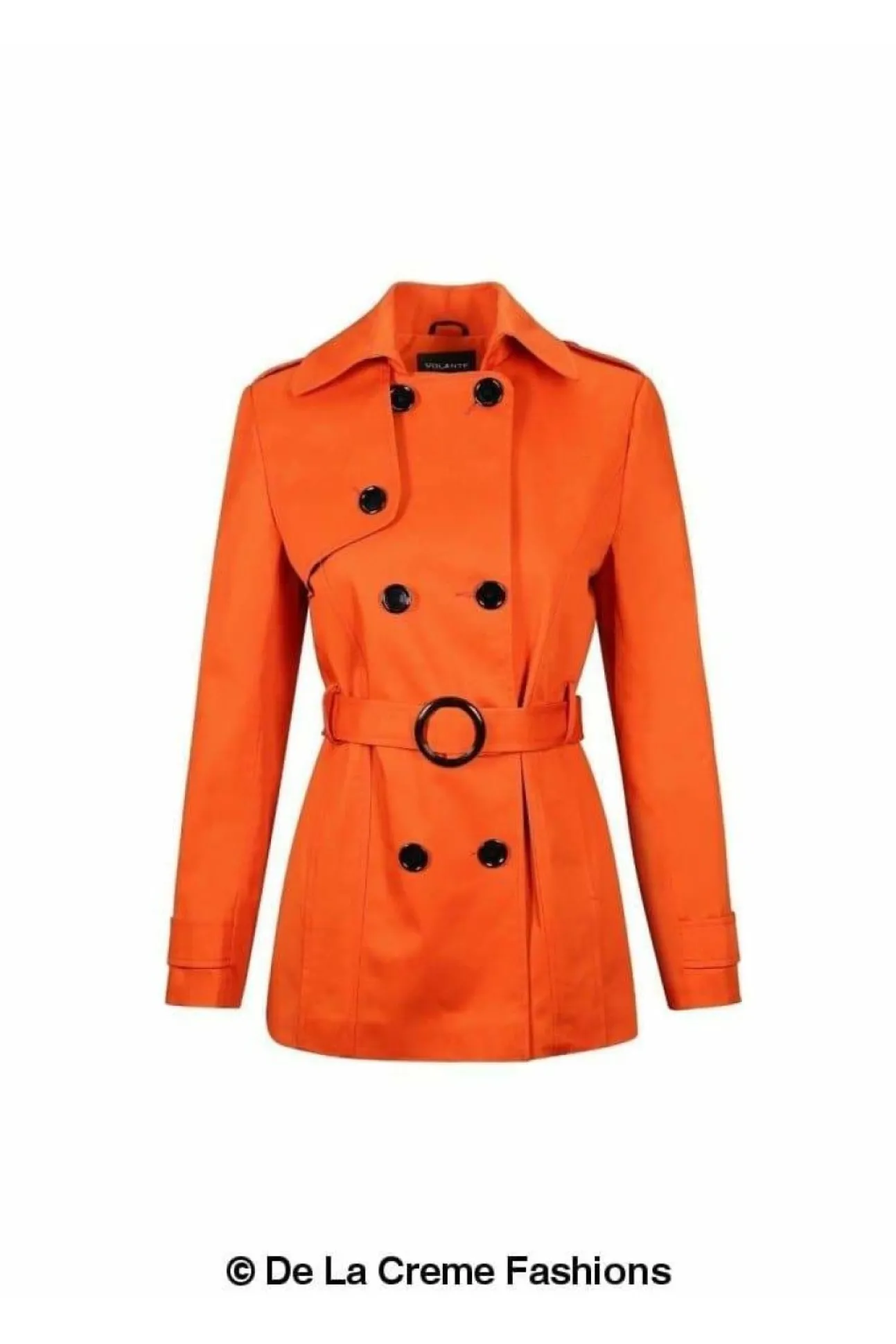 Women De La Creme Fashions Double Breasted Short Coat