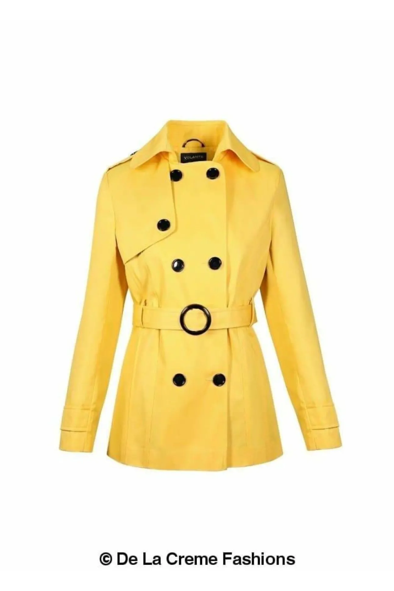 Women De La Creme Fashions Double Breasted Short Coat