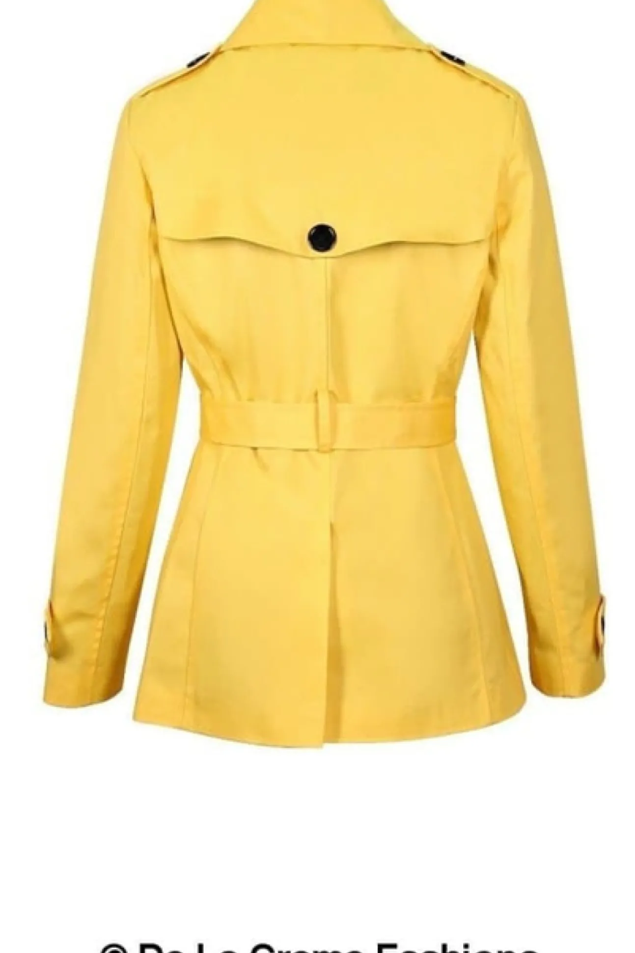 Women De La Creme Fashions Double Breasted Short Coat
