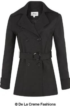 Women De La Creme Fashions Double Breasted Short Coat