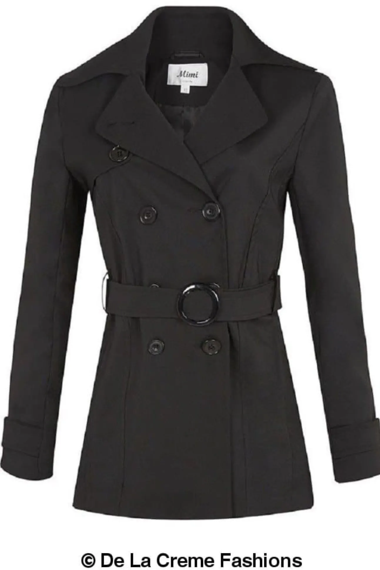 Women De La Creme Fashions Double Breasted Short Coat