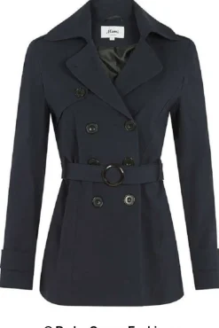 Women De La Creme Fashions Double Breasted Short Coat