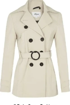 Women De La Creme Fashions Double Breasted Short Coat