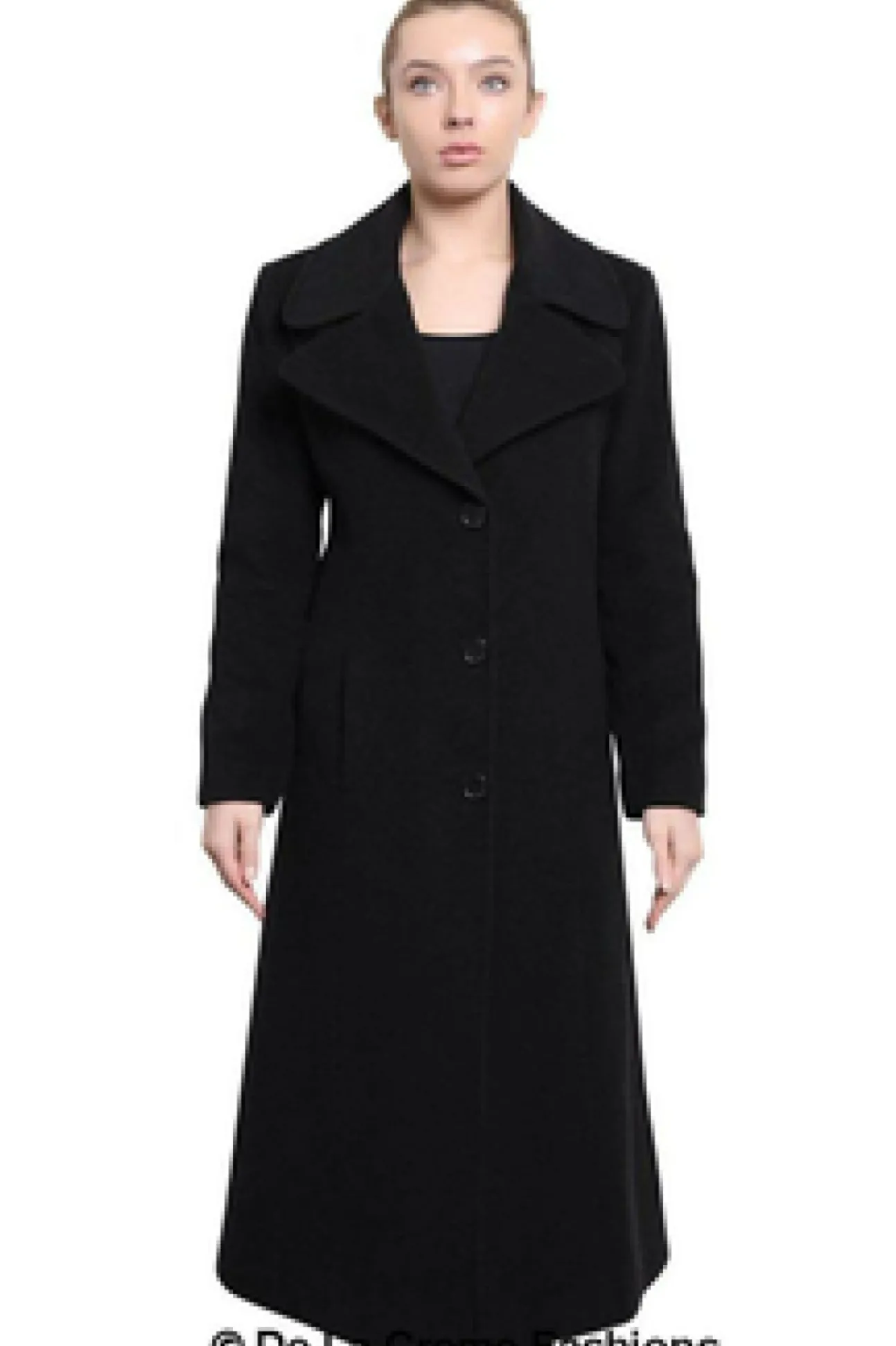 Women De La Creme Fashions Large Lapel Long Coat