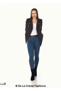 Women De La Creme Fashions Military Style Pea Coat