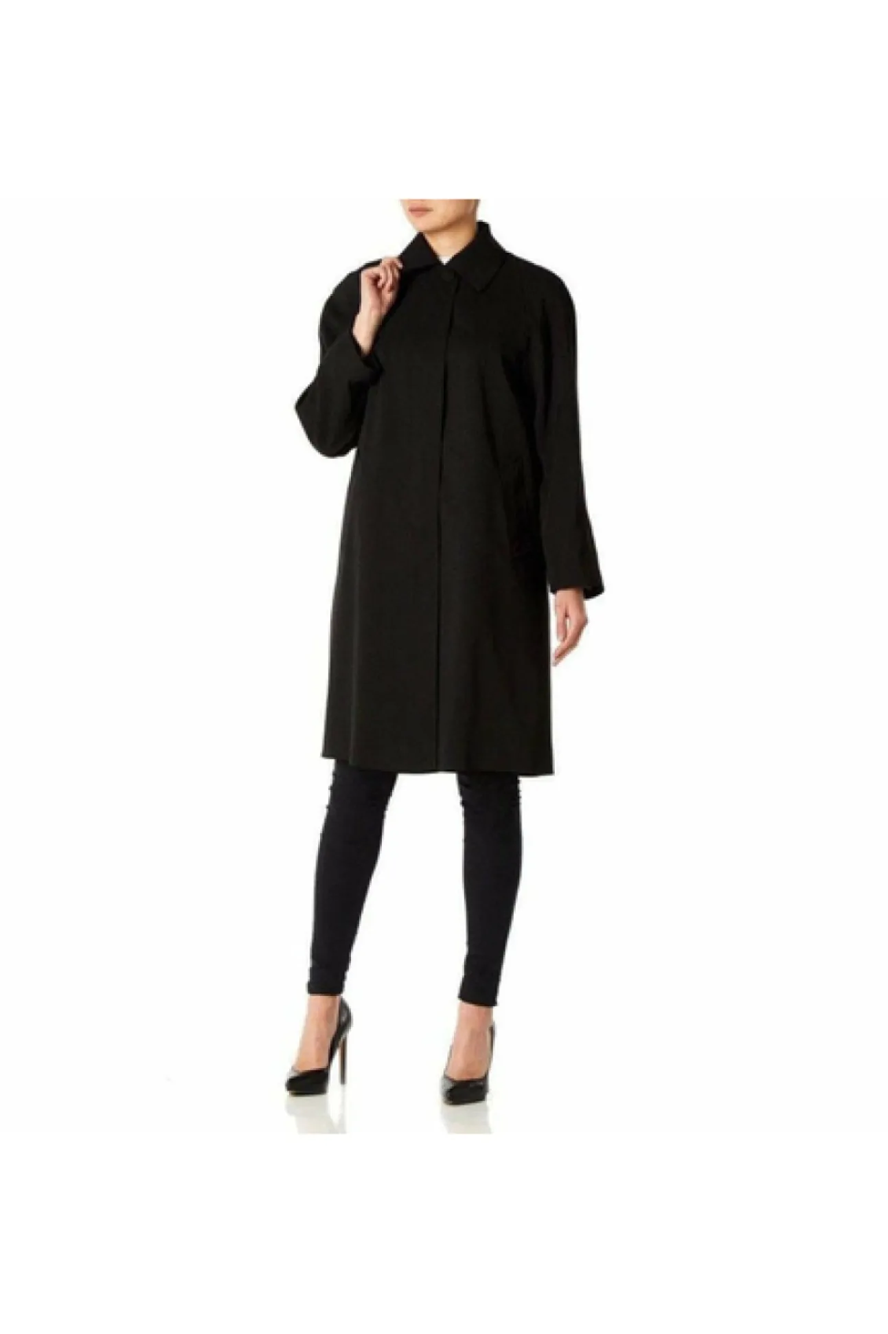 Women De La Creme Fashions Oversized Knee Length Swing Coat