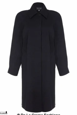 Women De La Creme Fashions Oversized Knee Length Swing Coat