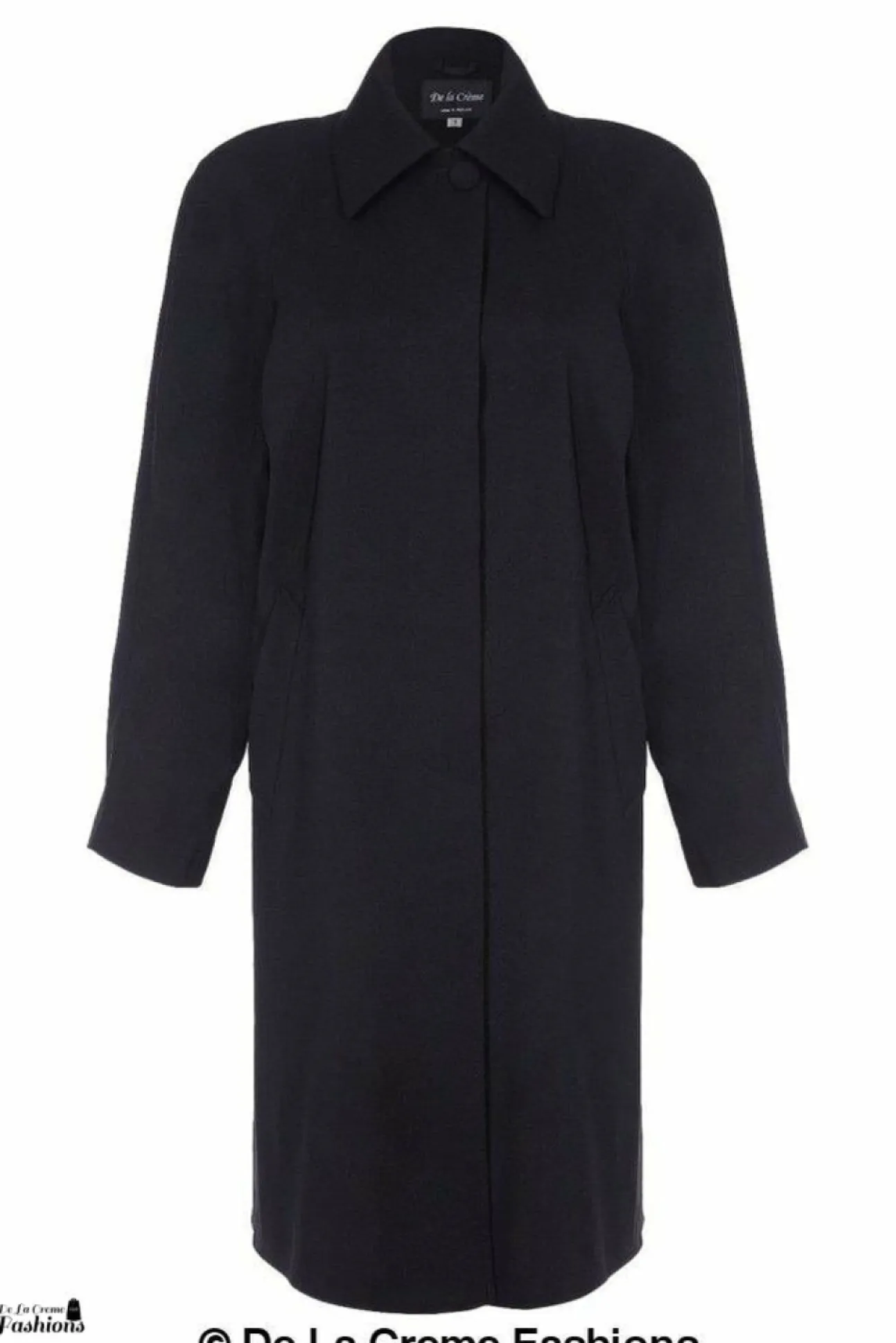 Women De La Creme Fashions Oversized Knee Length Swing Coat