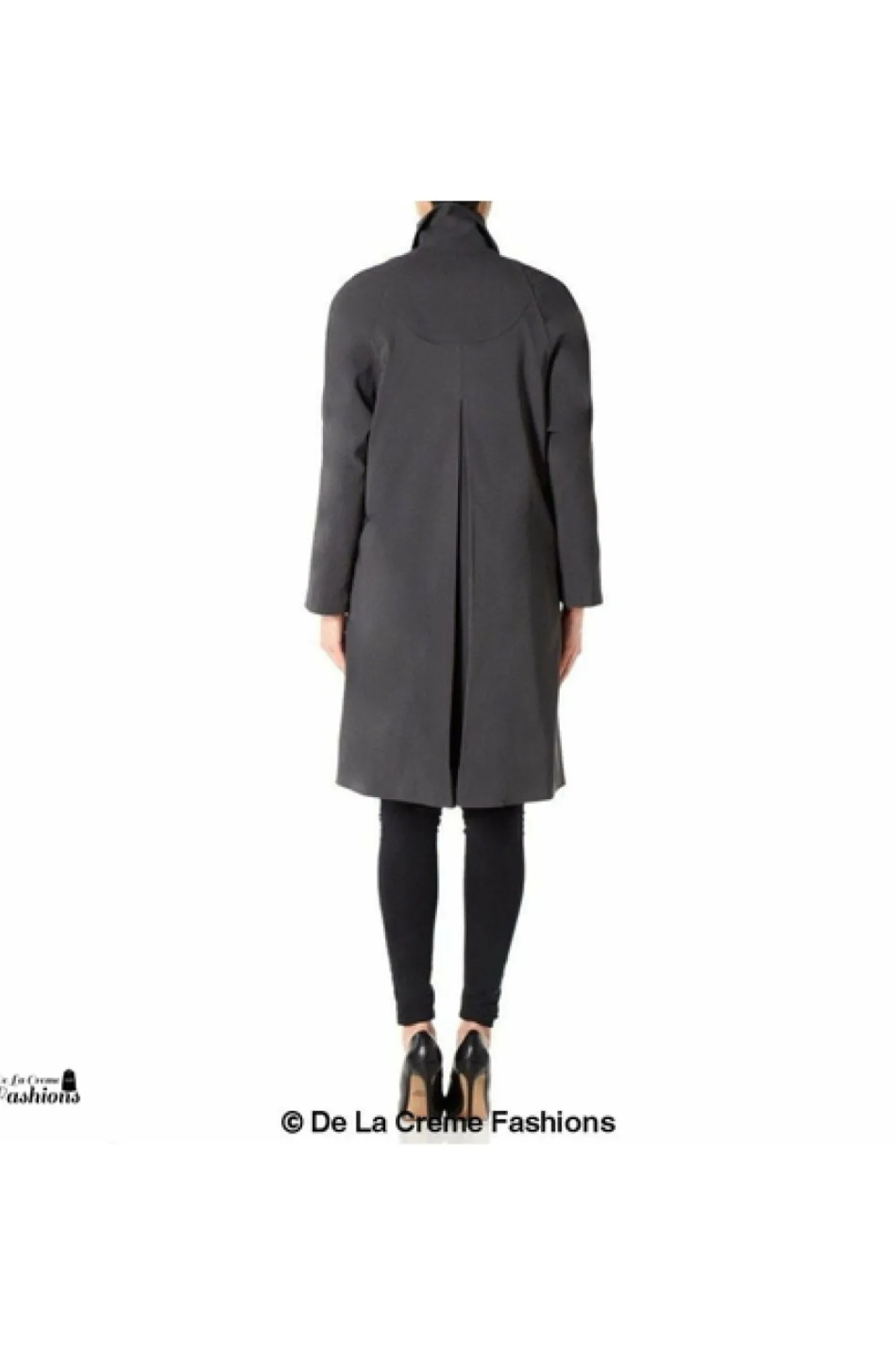 Women De La Creme Fashions Oversized Knee Length Swing Coat
