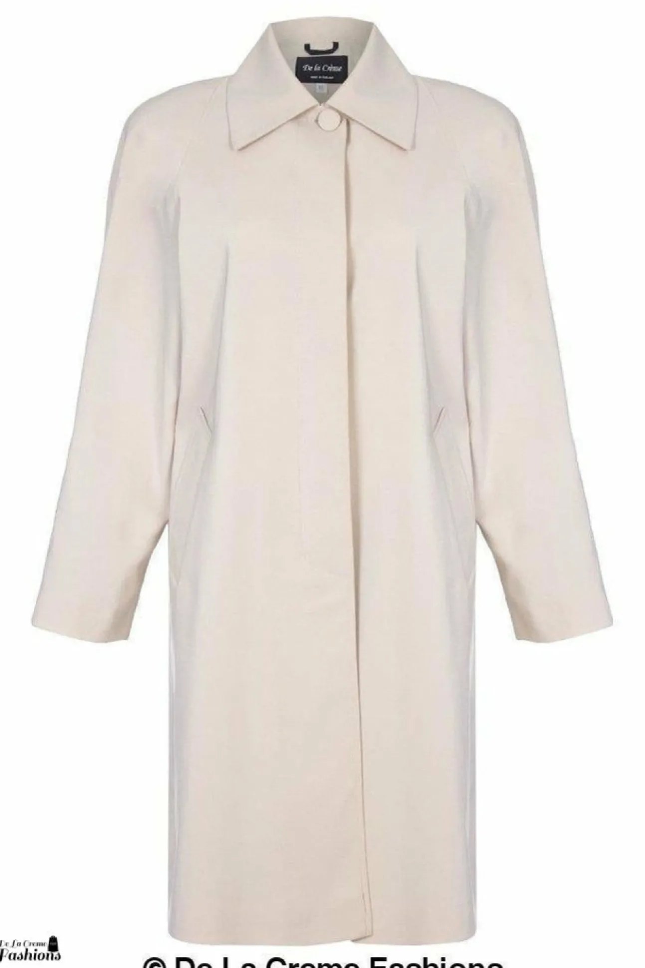 Women De La Creme Fashions Oversized Knee Length Swing Coat