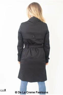 Women De La Creme Fashions Slim Fit Lightweight Trench Coat