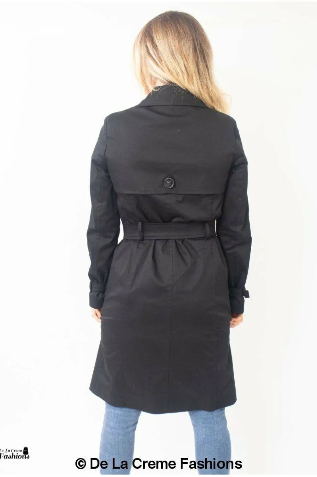 Women De La Creme Fashions Slim Fit Lightweight Trench Coat