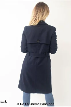 Women De La Creme Fashions Slim Fit Lightweight Trench Coat