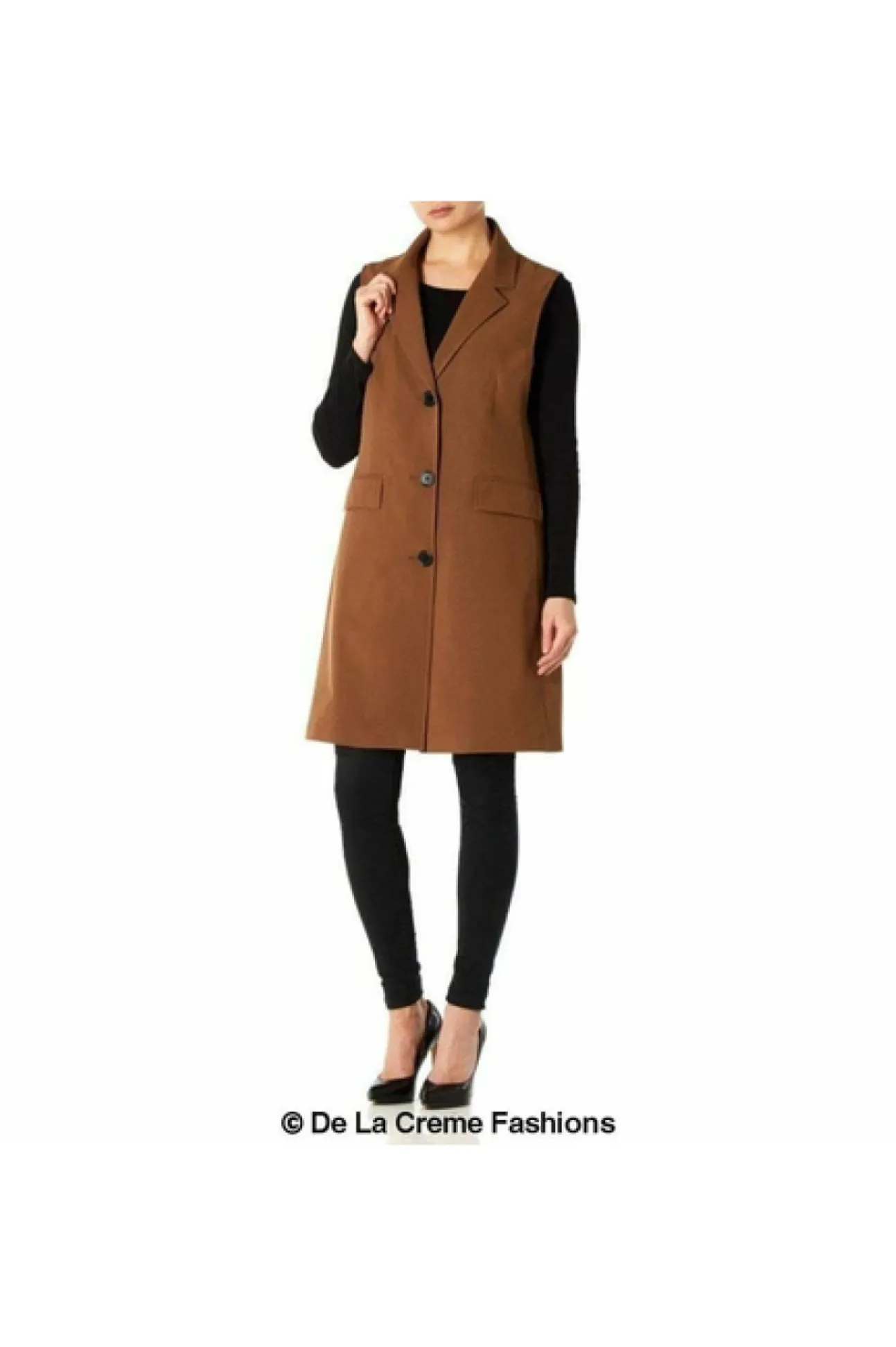 Women De La Creme Fashions Spring Summer Hip Length Blazer Coat