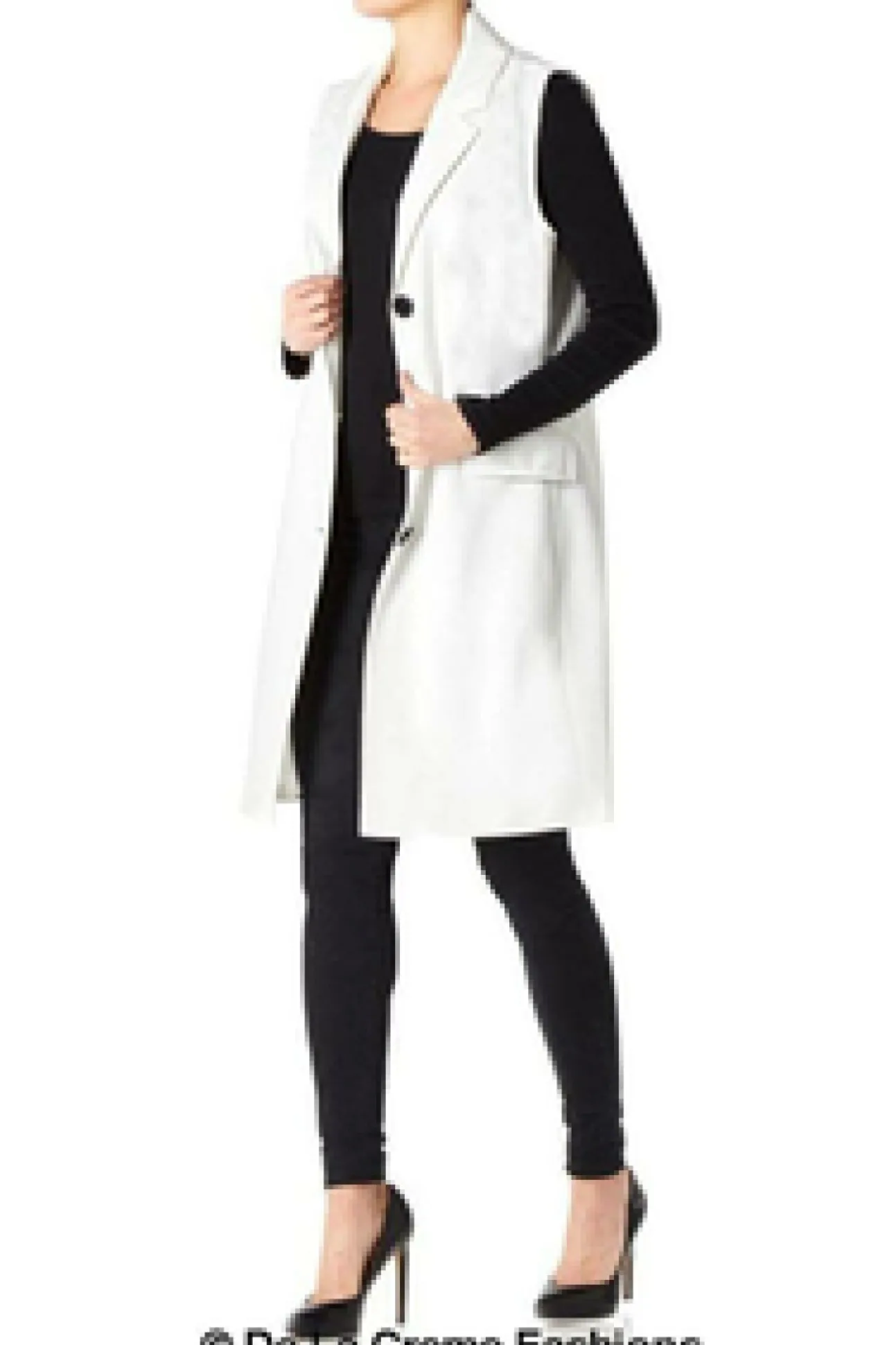 Women De La Creme Fashions Spring Summer Hip Length Blazer Coat