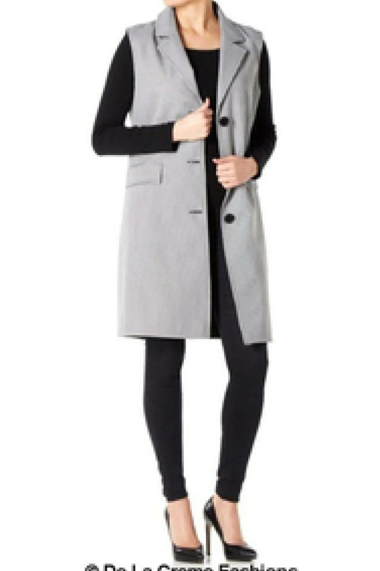 Women De La Creme Fashions Spring Summer Hip Length Blazer Coat