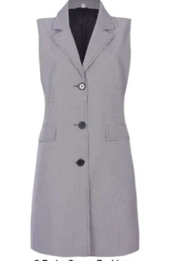 Women De La Creme Fashions Spring Summer Hip Length Blazer Coat