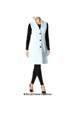 Women De La Creme Fashions Spring Summer Hip Length Blazer Coat