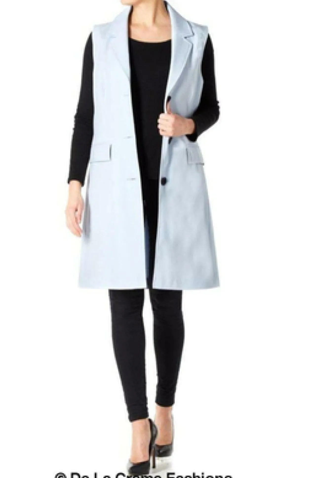 Women De La Creme Fashions Spring Summer Hip Length Blazer Coat