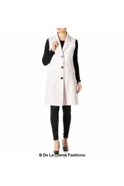 Women De La Creme Fashions Spring Summer Hip Length Blazer Coat